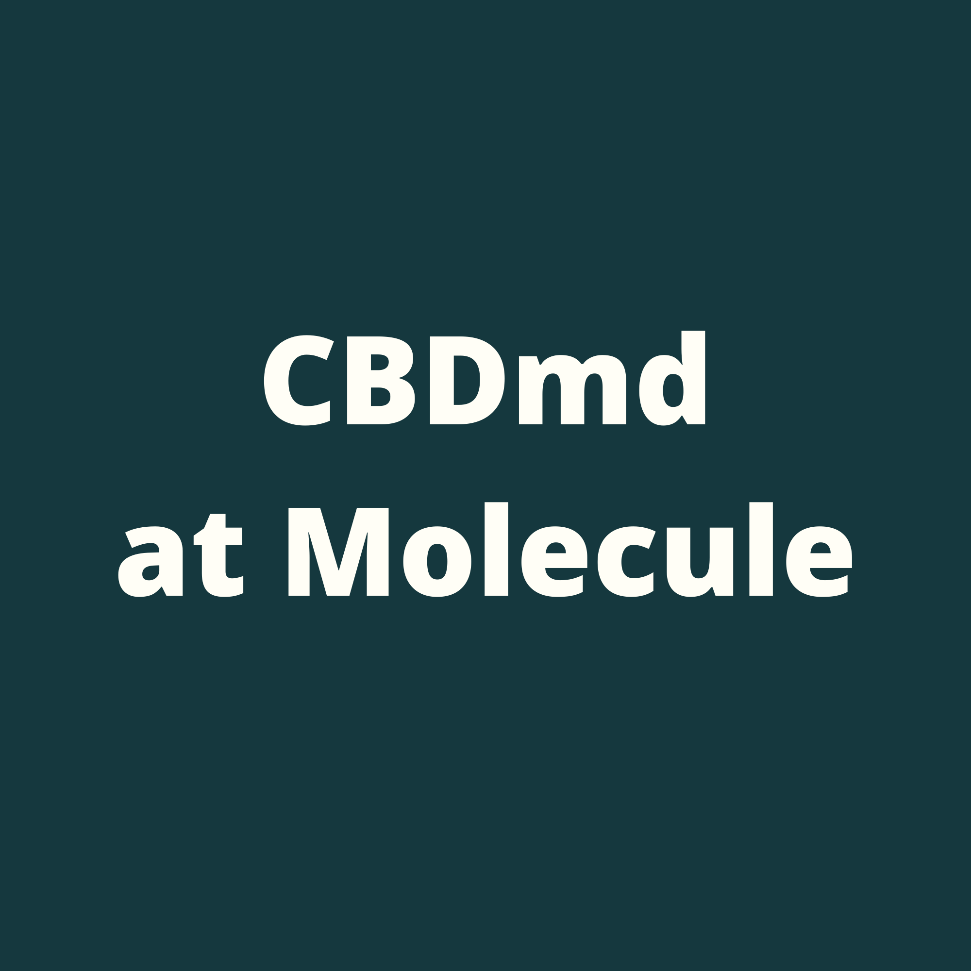 The CBDmd Range at Molecule